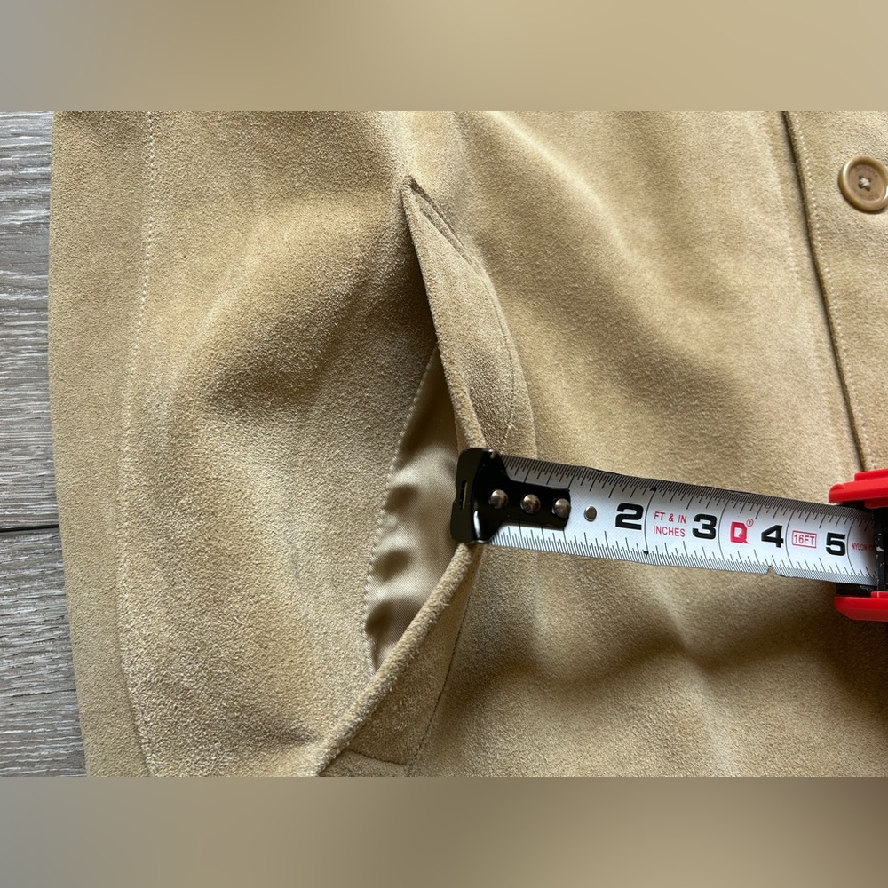 Banana Republic Tan overcoat Jacket - Picture 6 of 14